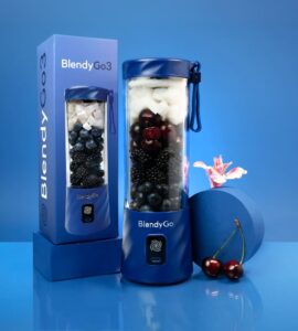 Blender Portabil Blendygo 3 Blender Smoothie Bleumarin