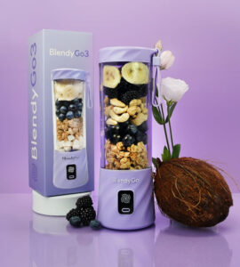 Blender Portabil Blendygo 3 Blender Smoothie Lavandă